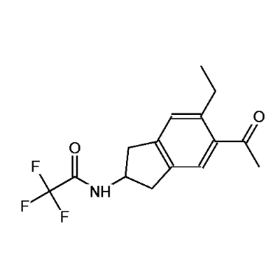 N-(5-acetyl-6-ethyl-2,3-dihydro-1H-inden-2-yl)-2,2,2-trifluoro-acetamide